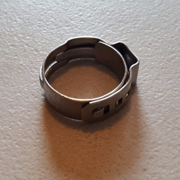 100 PIECES 3/4" STAINLESS STEEL PEX CINCH CLAMPS gallery