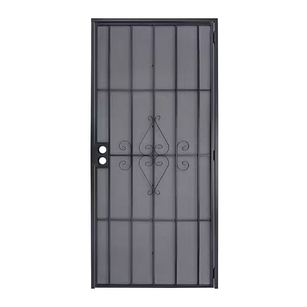 Sentinel 36 In. X 80 In. Universal/Reversible Black Steel Surface Mount Security gallery