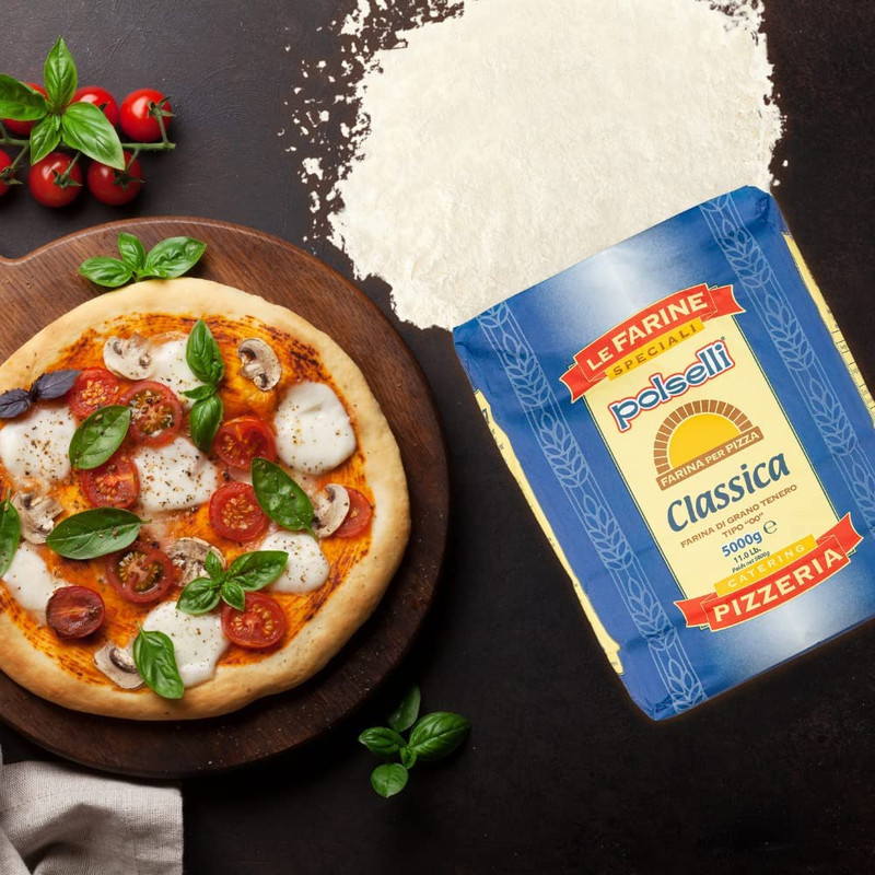 POLSELLI Classica Tipo "00" Double Zero Flour Extra Fine 11 Lbs 5 Kg) gallery