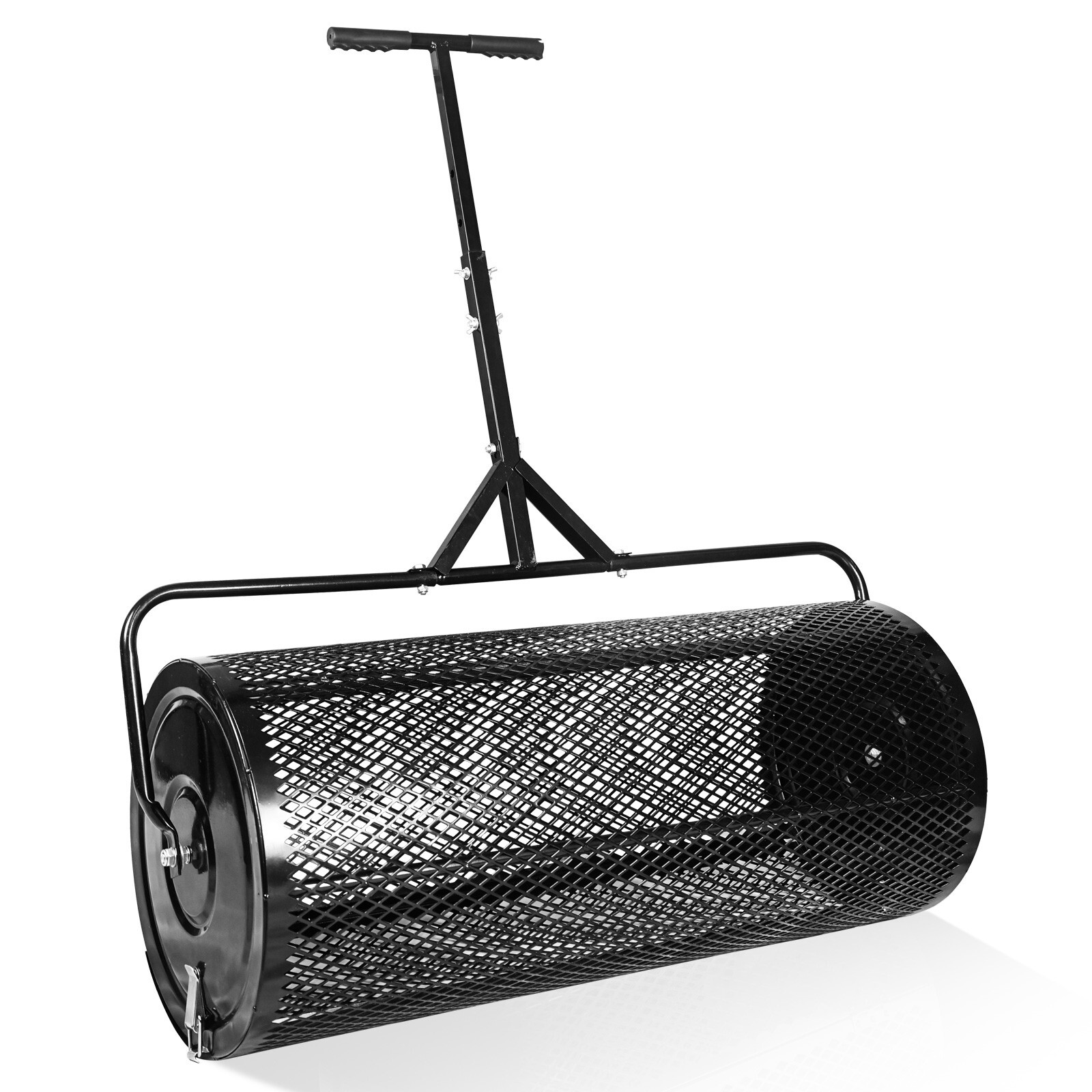 Compost Spreader Peat Moss Roller Steel Mesh for Garden& Lawn Adjustable 36 Inch gallery