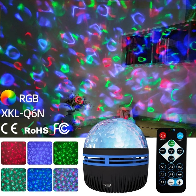 Galaxy Star Projector Night Light USB Rechargeable 7 Modes Starry Lamp Remote gallery
