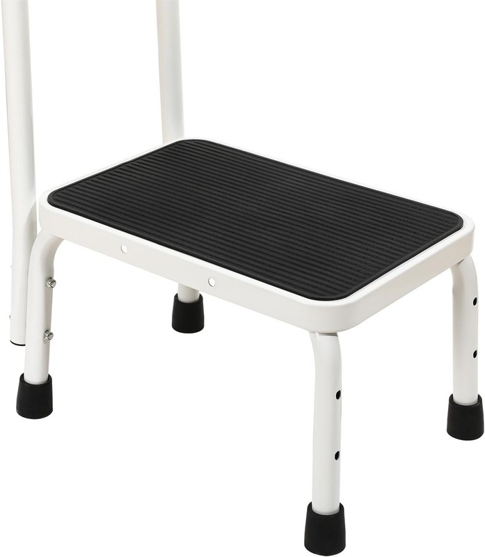 Step Stool With Handle For Ederly, Sturdy And Lightweight Stool With Anti-Skid gallery