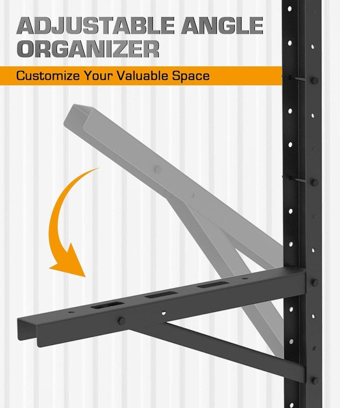 2x Adjustable Cargo Shipping Container Shelving Shelf Brackets up to 1100 Lbs gallery