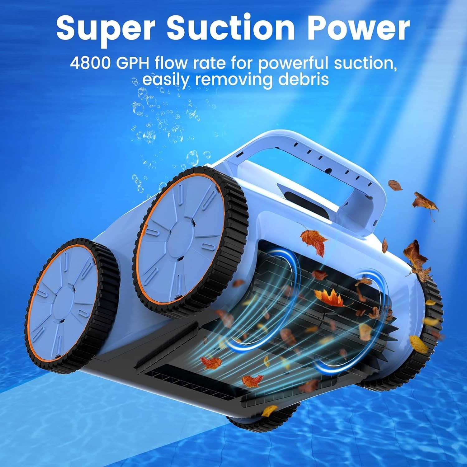 CORDLESS Robotic Pool Cleaner, Pool Vacuum for Inground Pools (2025 Upgraded) gallery