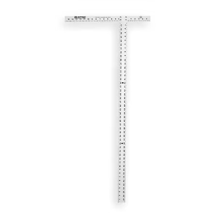 Johnson Level & Tool Jts481 Drywall T Square, Fixed, 47 7/8 In, Alum gallery