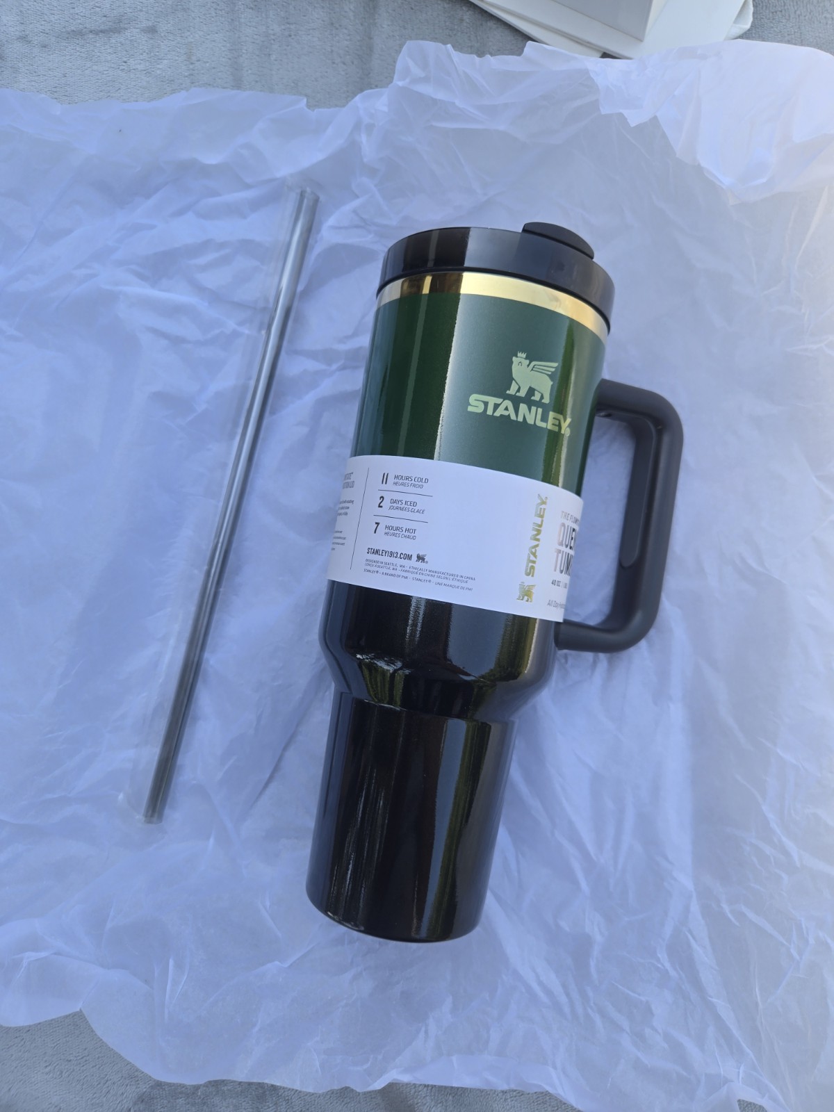 Stanley Wicked x Target Elphaba 40oz H2.0 FlowState Quencher Tumbler Cup gallery