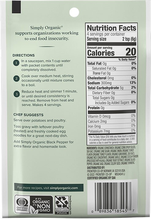 Simply Organic Turkey Gravy Mix gallery