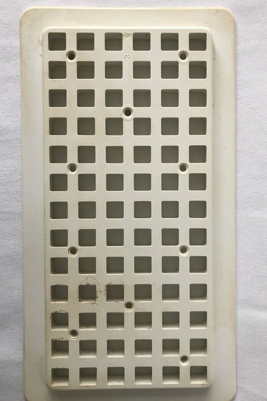 KitchenAid Refrigerator Dispenser Overflow Grille for model KSSS42QDW03 yellowed gallery