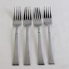 4 Oneida Silver Purity Dinner Forks 7.75 Inches 18/0 Stainless gallery