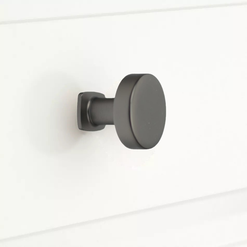 Pride Decor, 1-1/4 Inch Diameter (32mm) Flat Top Knobs, Manhattan Cabinet Knob.