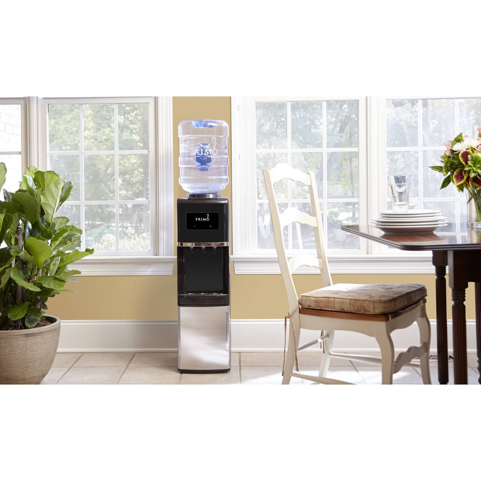 Primo International 900127 Top-Load Water Dispenser Stainless Steel/Black gallery