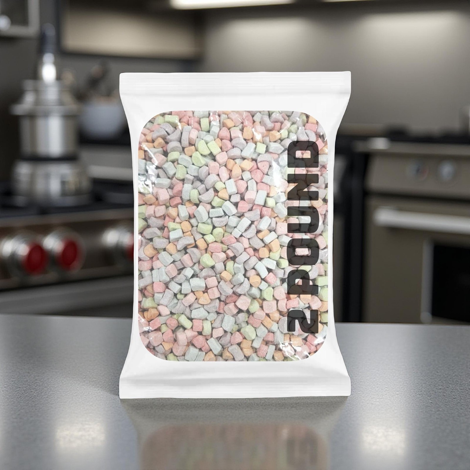 Dehydrated Rainbow Mashmallows Bulk Value Pack | 2 Pound Bag gallery