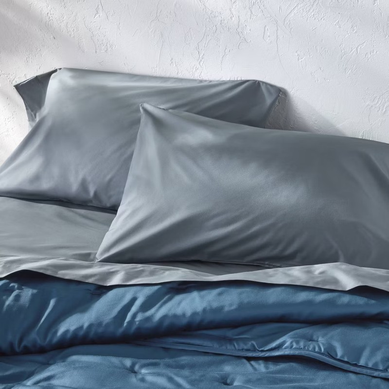 400 Thread Count Percale Pillowcases - Casaluna gallery