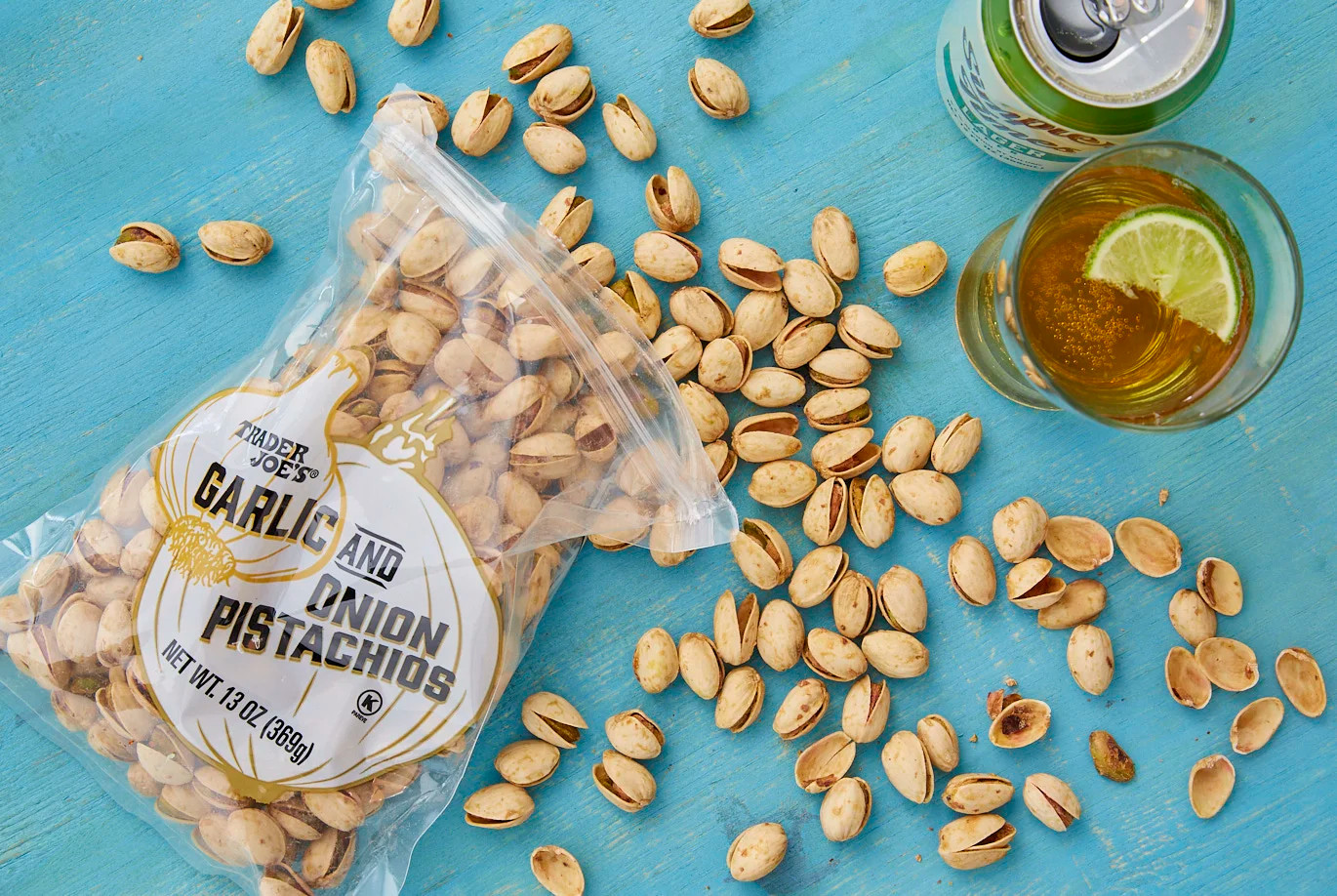 2-Pack Trader Joe’s Garlic & Onion Pistachios Roasted Nut Savory Snack gallery