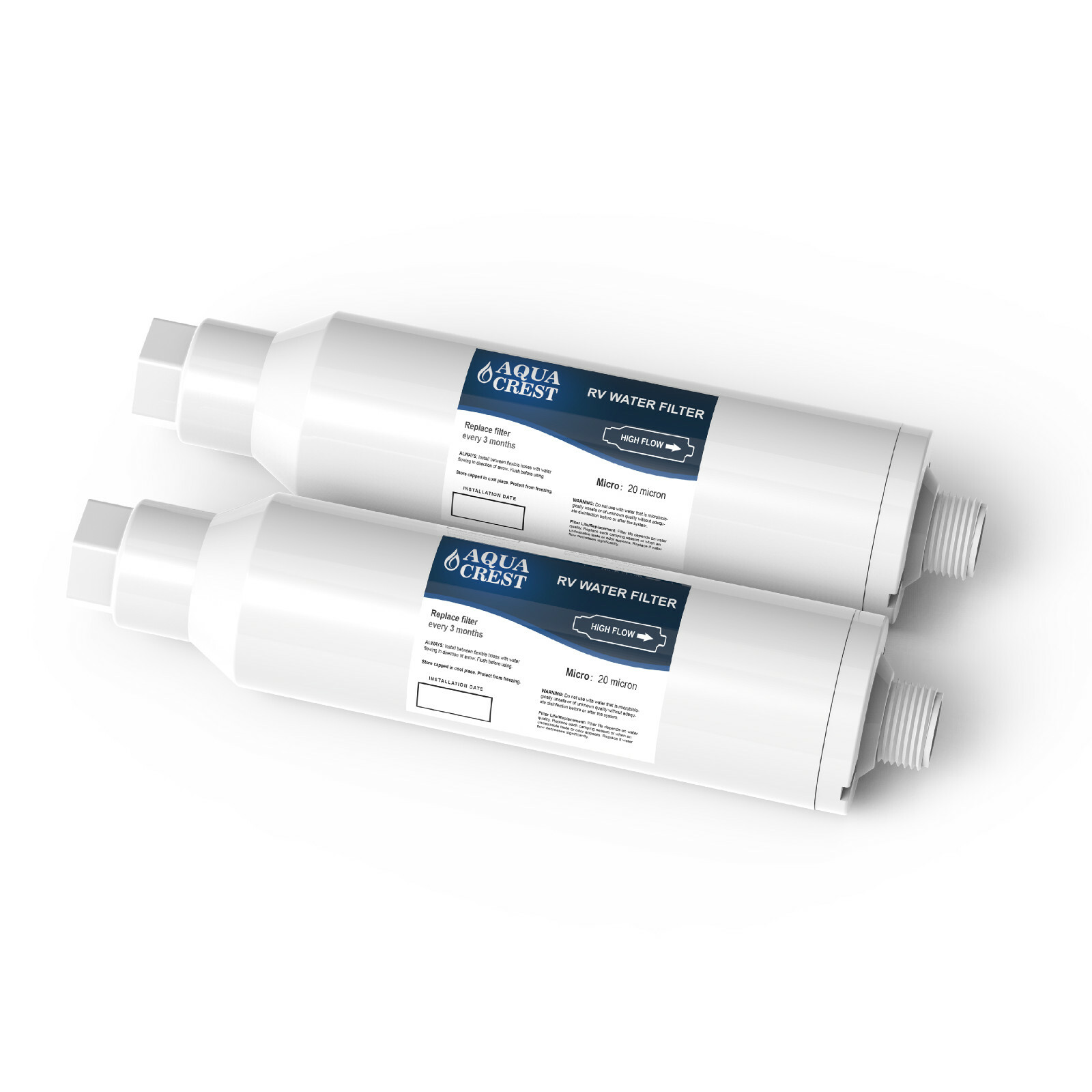 RV Inline Water Filter Ideal for Marines, Gardening, Planting, Trailer 2/4 Pack gallery