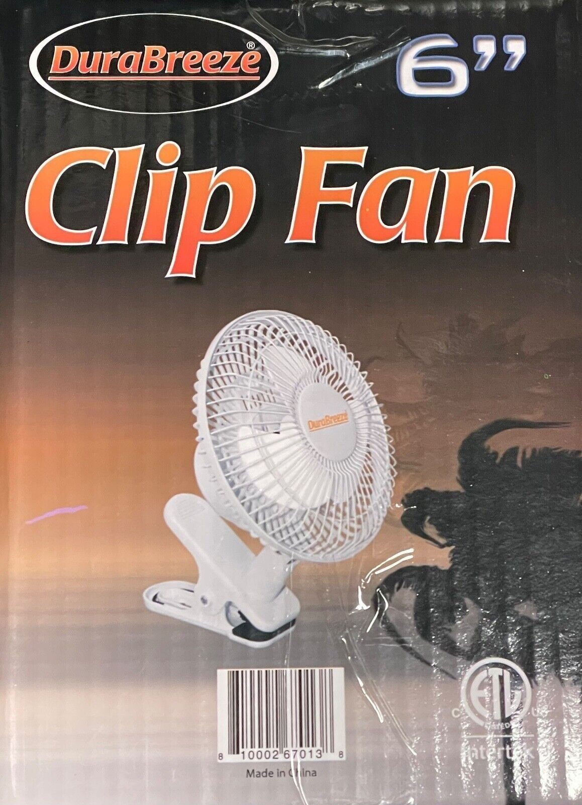 New 6-Inch Clip Fan 2-Speed Fan Manually Adjustable 360° by Durabreeze gallery