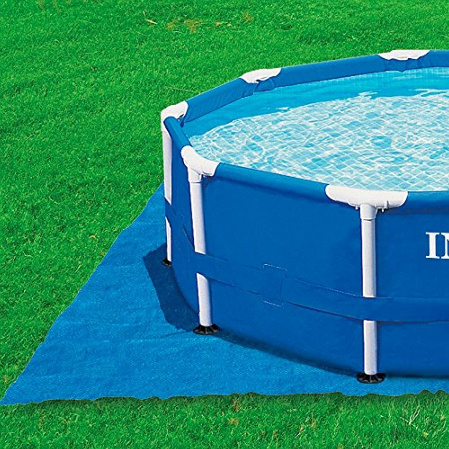 Intex Pool Ground Cloth for 8ft to 15ft Round Above Ground Pools~Protect Lawn gallery