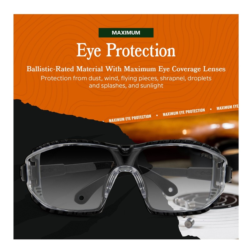 BELOW ZERO Ballistic Protection Glasses (Clear) gallery