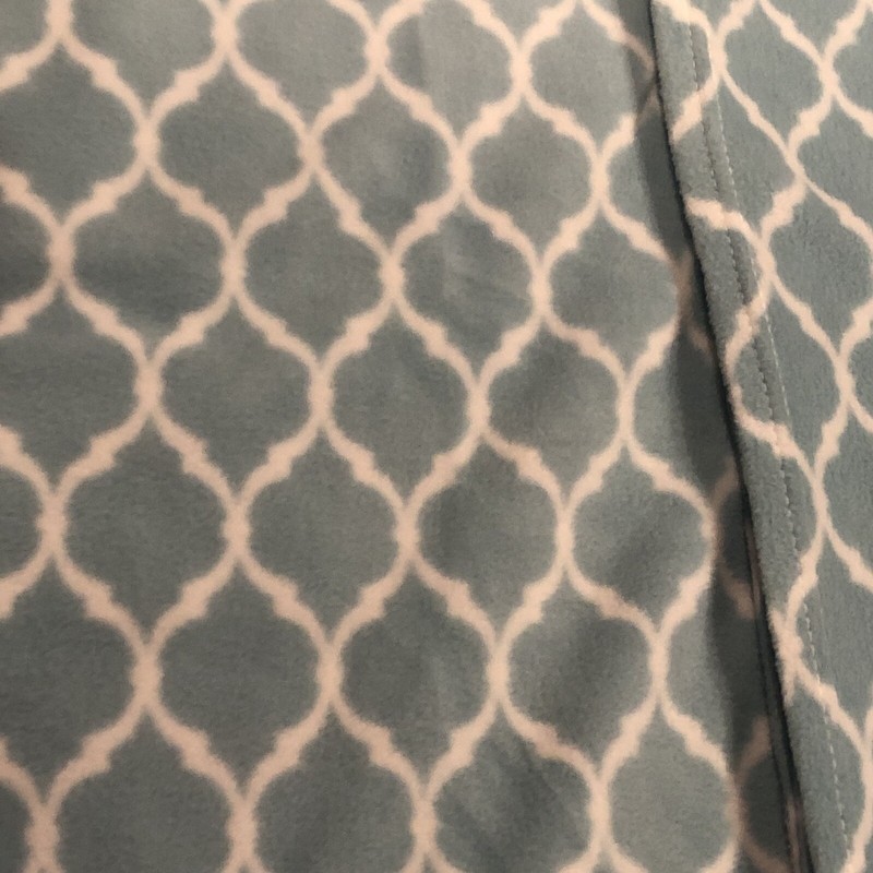 True North Micro Fleece Full Bed Sheet Set 14” Pocket Ogee Teal NOS gallery