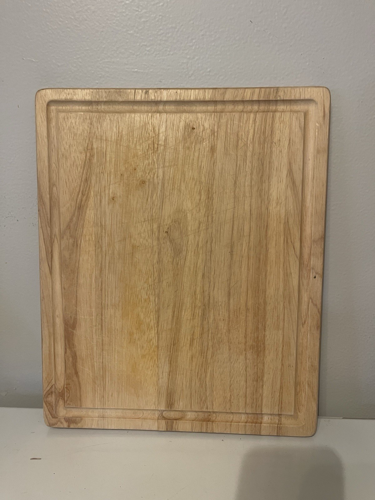 Large Wooden Cutting Board Butcher Block Juice Groove 17x14x1 Kitchen gallery