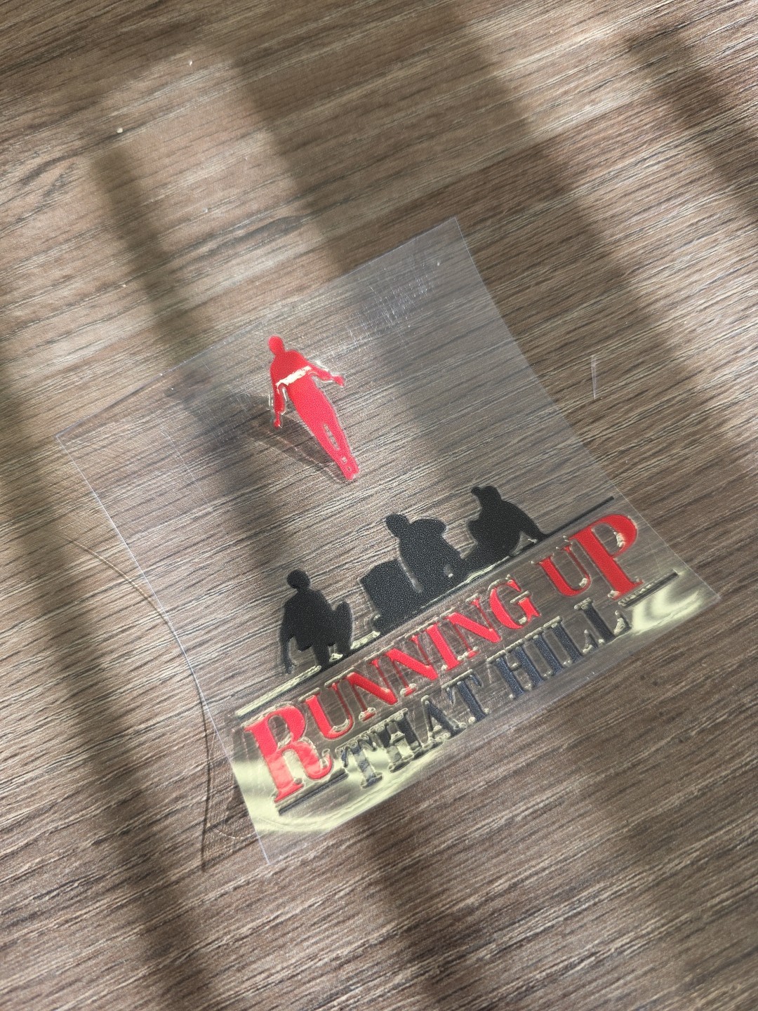 Max Red Stranger Things UV DTF Dcal Sticker Raised Waterproof USA gallery