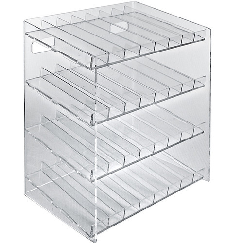 Azar Displays Four-Tier 32 Compartment Display, 8-Comp per Tier. Dimensions:... gallery