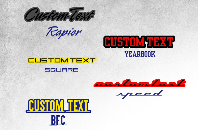 Custom Lazer Cut Car Acrylic Emblem Badge MULTI COLOR Customized Text Names/LOGO gallery
