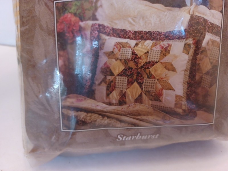 Patchwork Quilt Pillow Sham Standard 20" X 26" Multi-Color NEW 1-ONLY NEW gallery