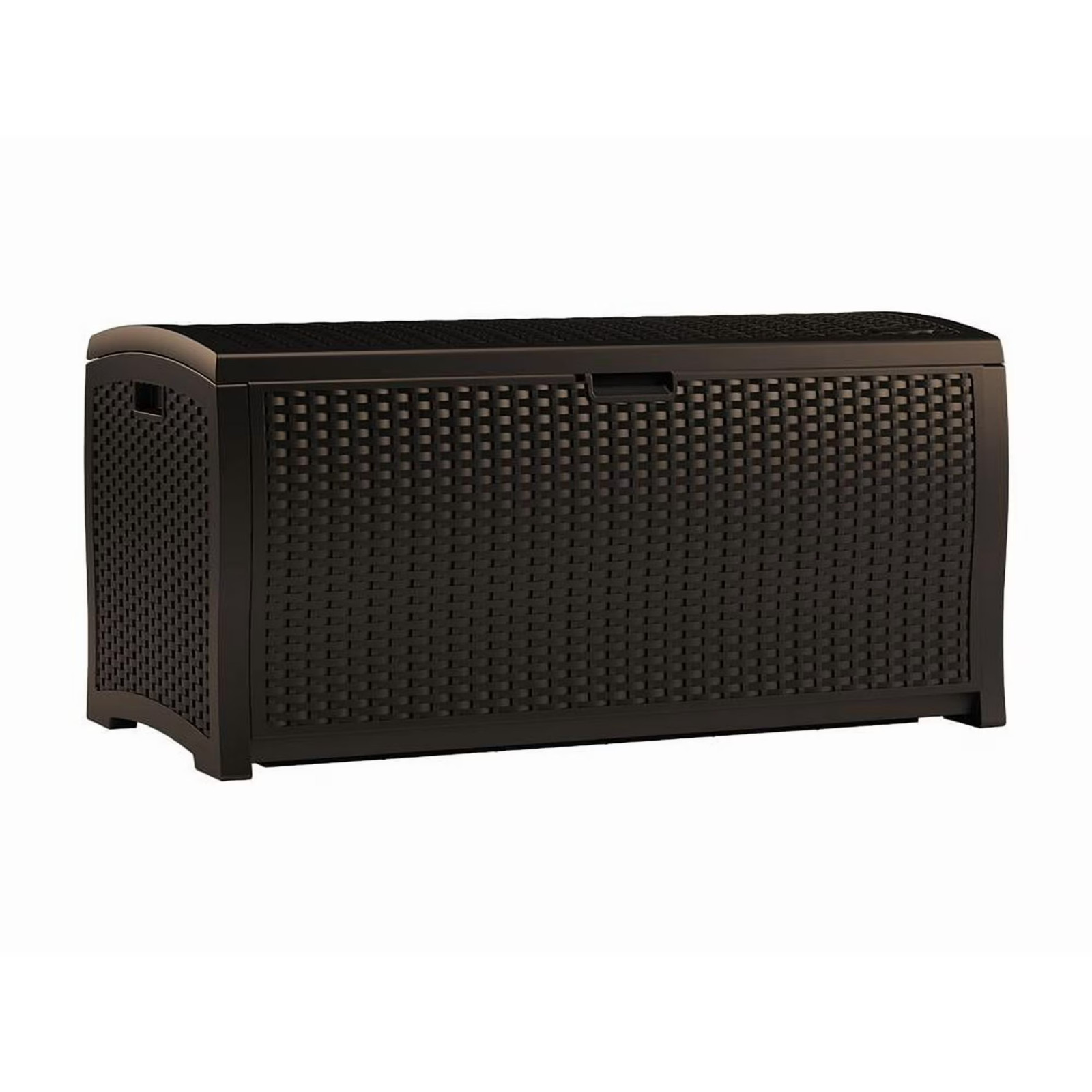Suncast Resin 99-Gal Capacity Deck Box, Patio, Mocha Brown, DBW9200 52 in D x 27 gallery