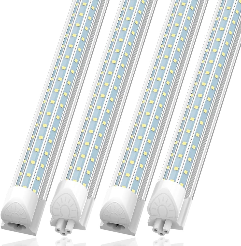 4FT Led Shop Light T8 50W 5000K Daylight Linkable LED Tube Fixture for Workshop gallery