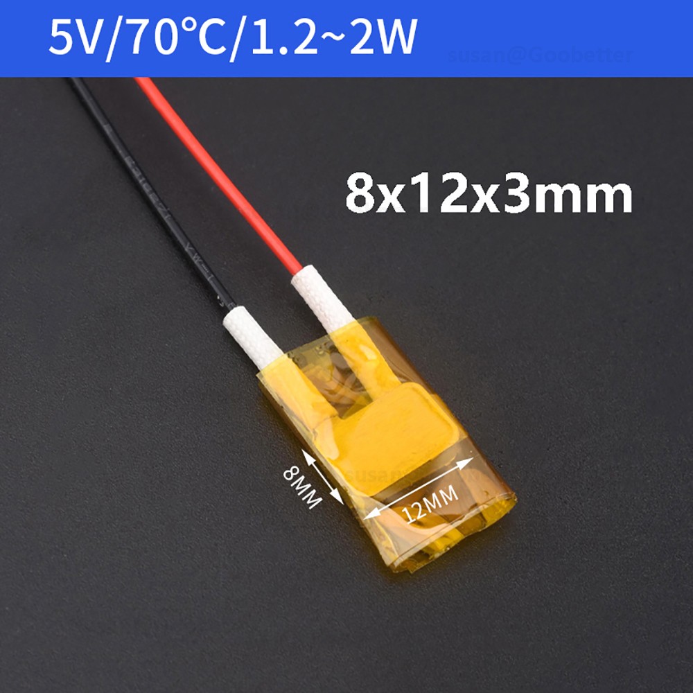 PTC Heater Plate 5V 12V 24V Constant Temperature Element Thermostat Heating gallery