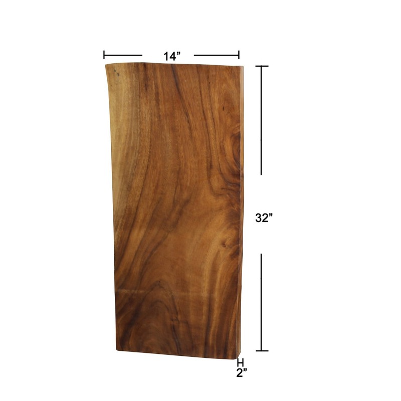 Natural Solid Wood Slab Table Top Rectangle DIY for Live Edge Coffee Side Table gallery