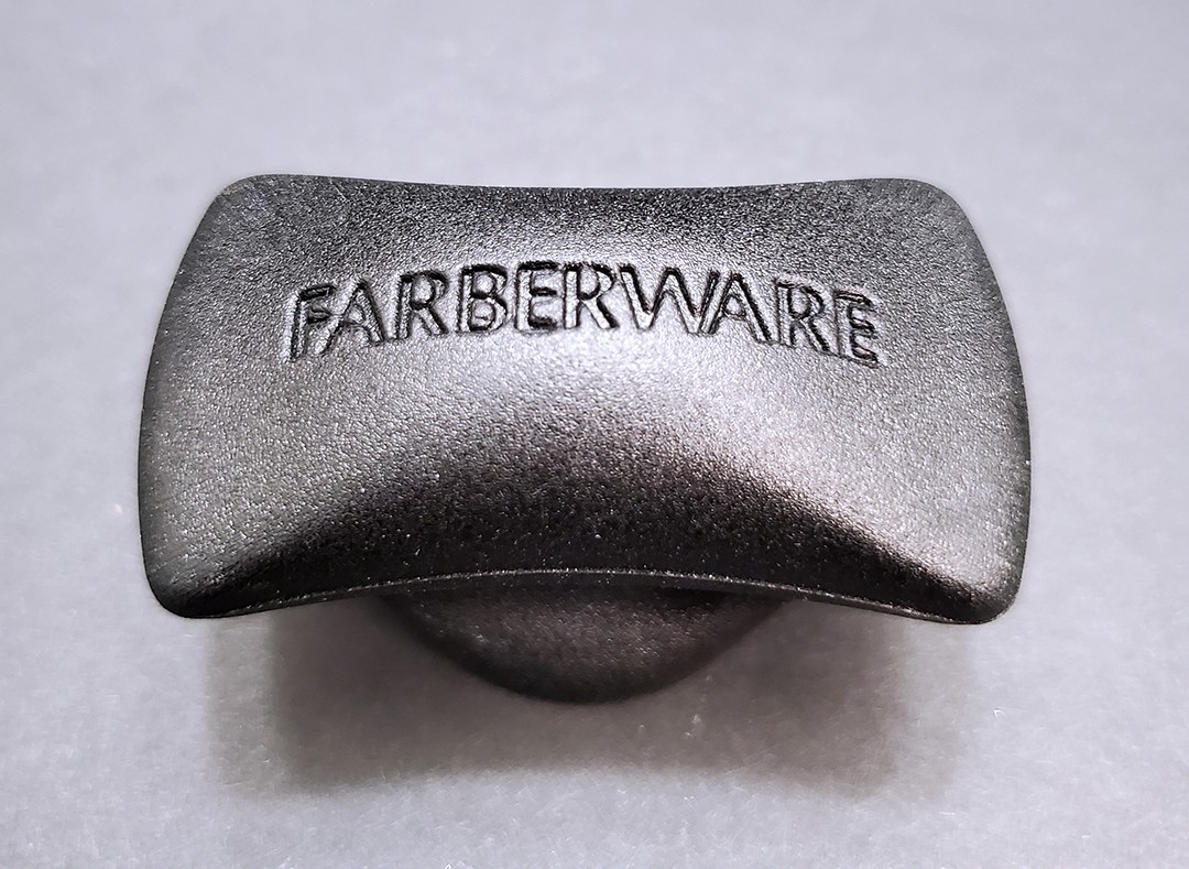 1 NEW - OEM Farberware Replacement Knob For Glass Lid Black Rectangle Shape gallery