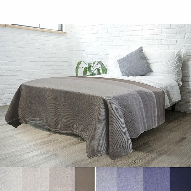 Gradient Ombre Fleece Throw Blanket Soft Plush Accent Decorative Bed Blanket gallery