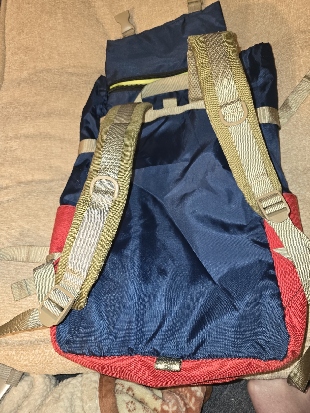 Topo Designs Rover Classic Backpack Blue/ Red/Yellow  4