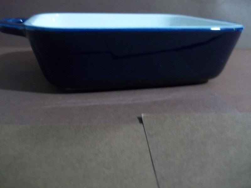 Straub Retangular Royal Blue Baking Dish: EUC: 7 3/8 by 4 3/4 inches gallery