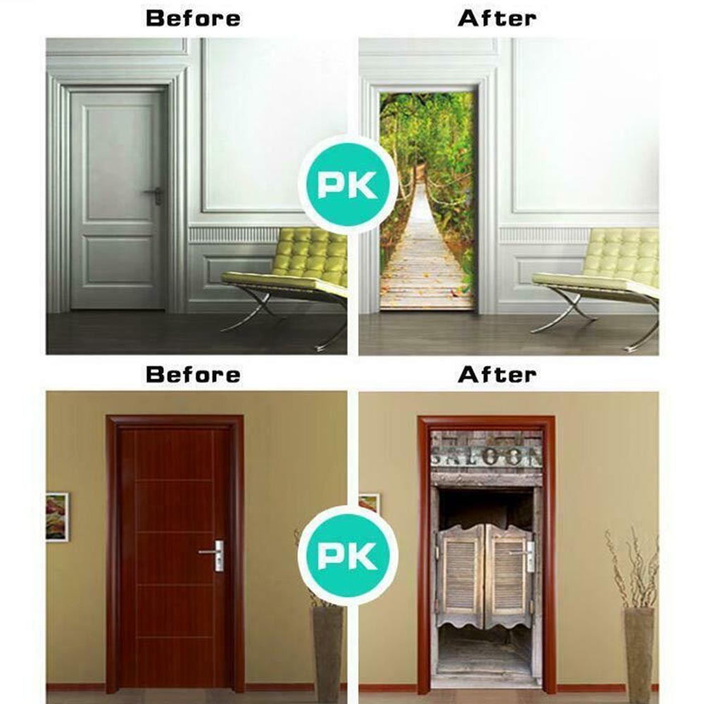 High Quality PVC Door Sticker Stained Glass Design for Home Decoration gallery