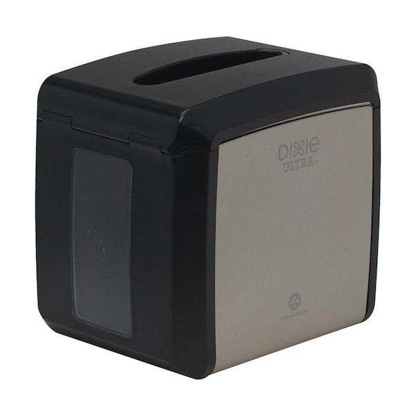 Dixie 54528A Napkin Dispenser, Interfold, Plastic/Steel gallery