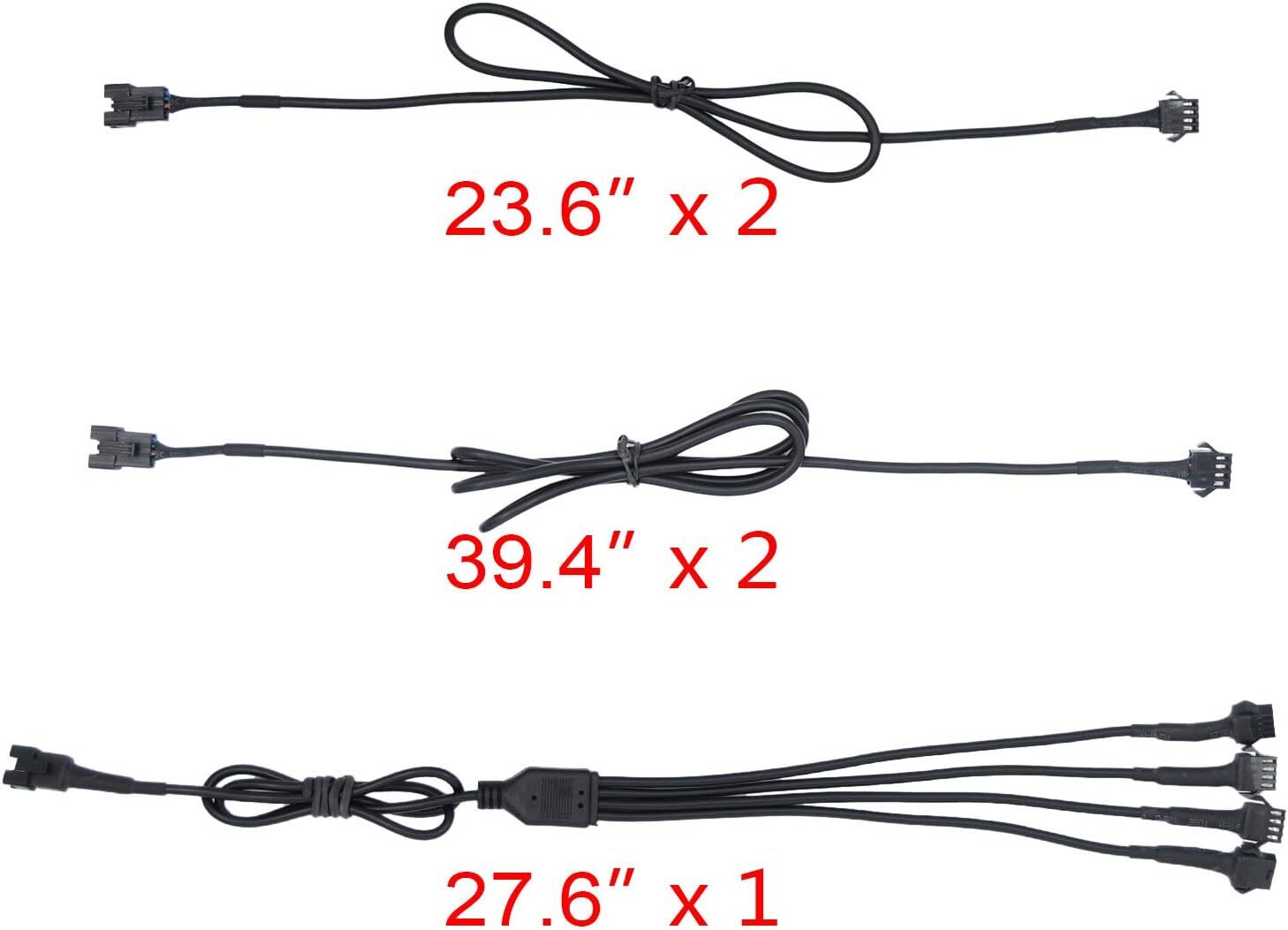 Extension Cable Wire Cord 1-4 Splitter Kits for Neon Light Strips Decor gallery