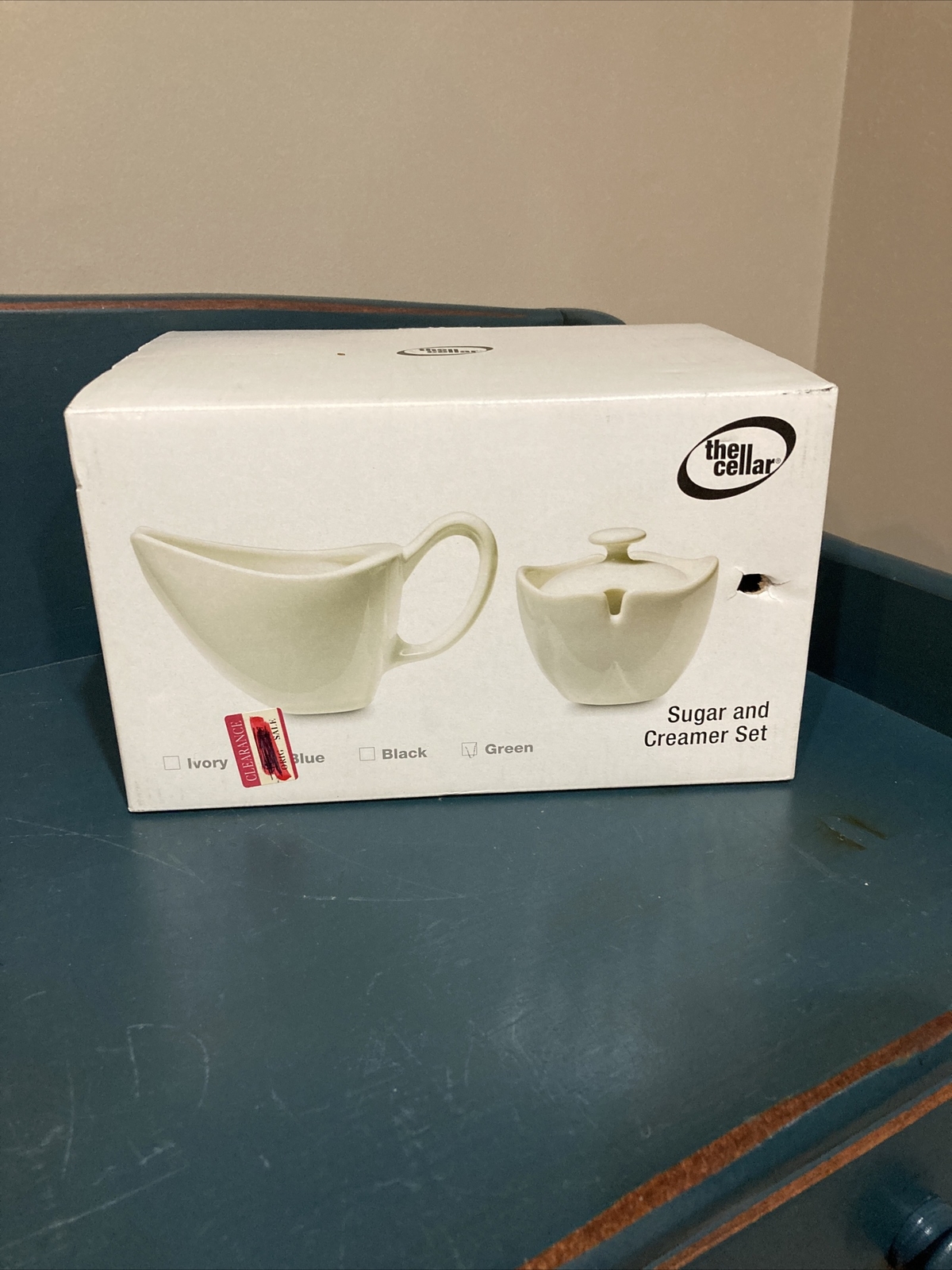 Sugar And Creamer Set The Celler- Green gallery
