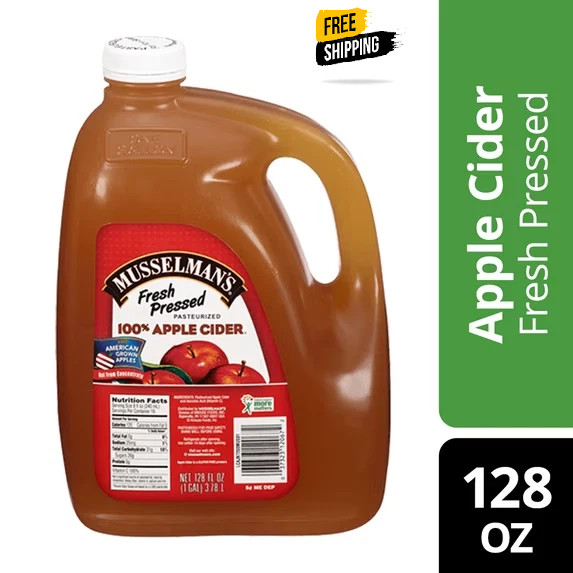 Musselman's 100% Apple Cider, Fresh Pressed, 128 fl oz Jug... gallery