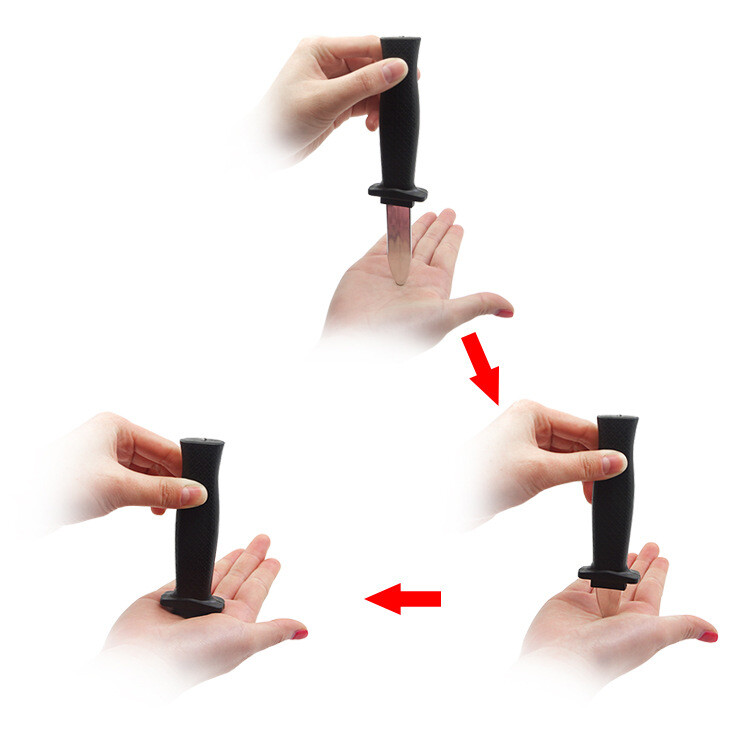 Retractable Dagger Knife Prank Joke Gag Trick Fake Weapon Disappearing Blade Toy gallery