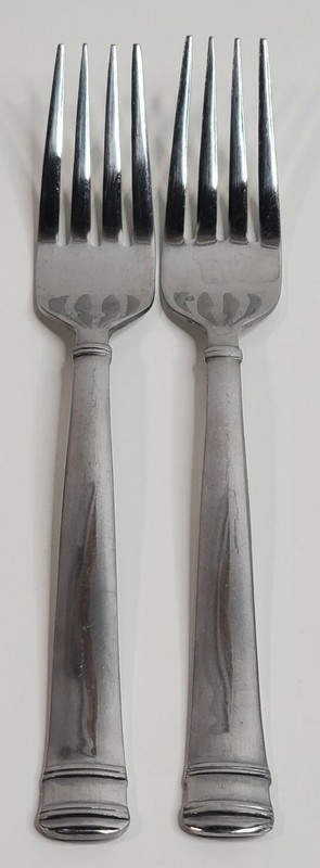 Salad Fork Farberware 2 Count Flatware 6.75 inch Stainless 18/0 gallery