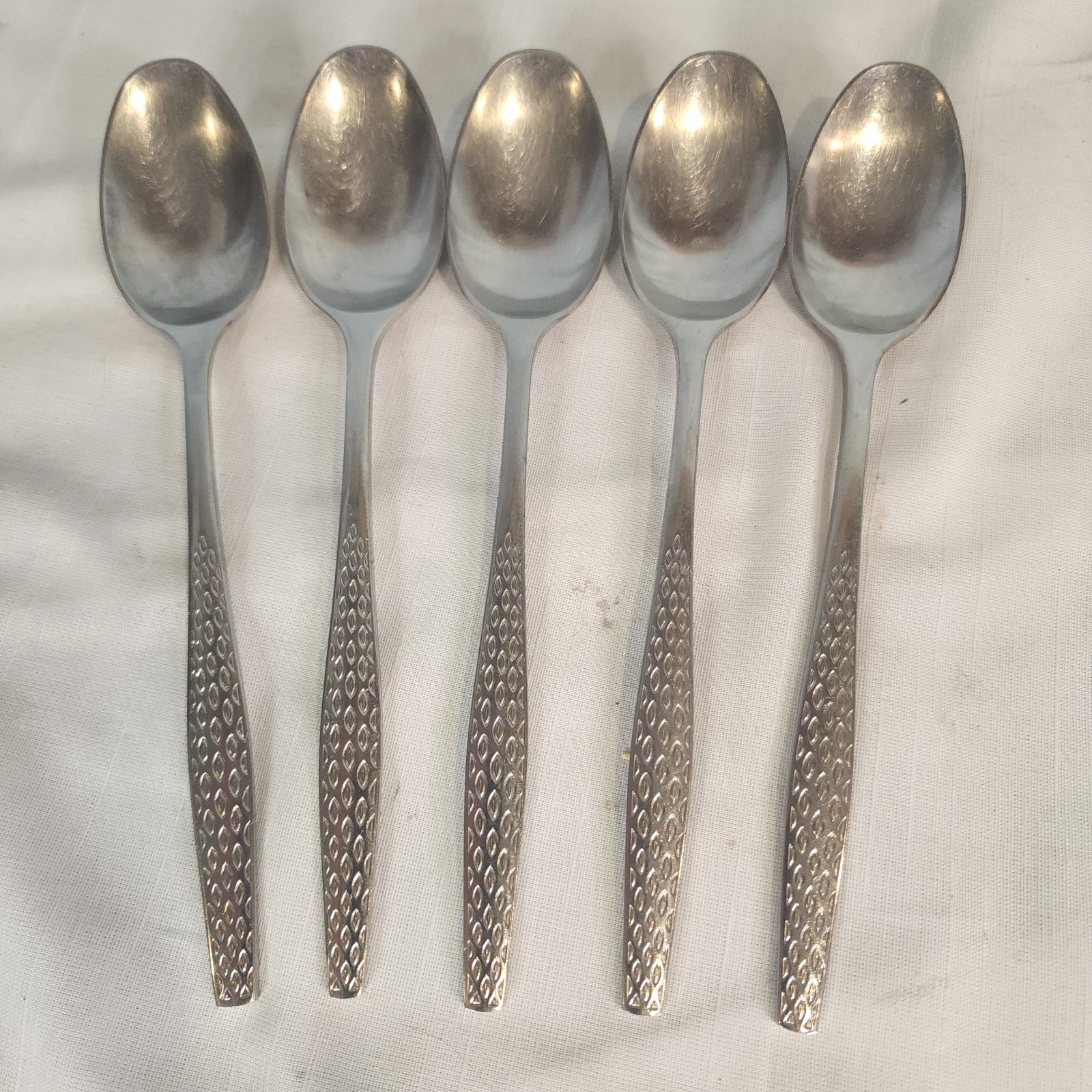 Dansk Designs, Variation IV Dinner Spoons, Set of 5, Made in Finland, Nice! gallery