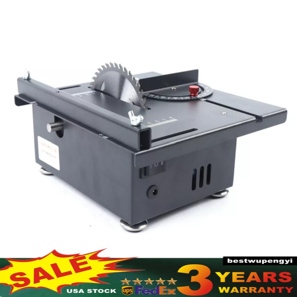 Mini Table Saw Electric Precision Bench Saw Small Woodworking Cutting Tool DIY gallery