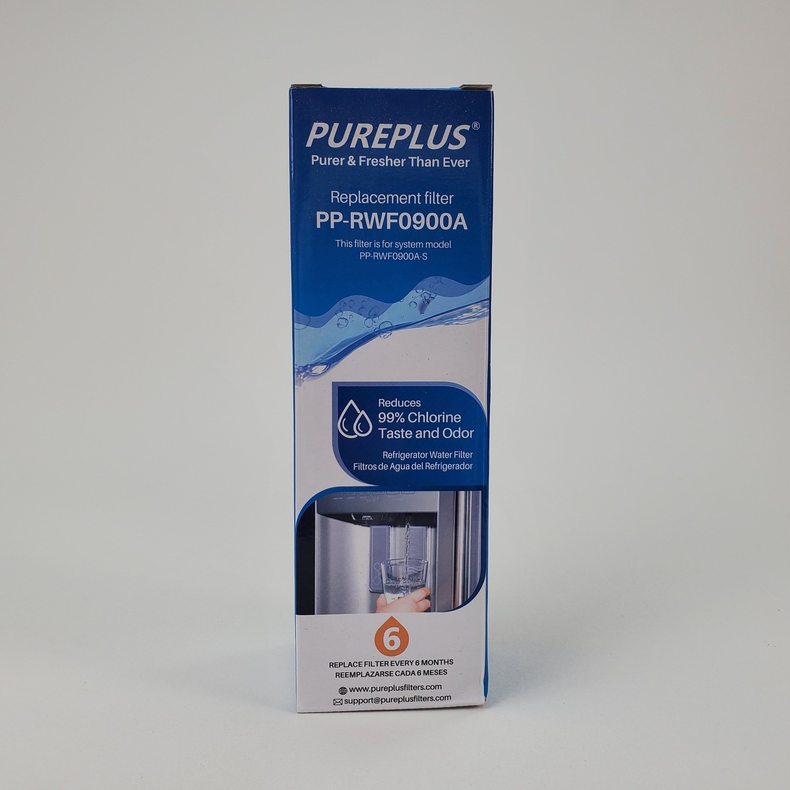 PUREPLUS PP-RWF0900A Refrigerator Water Filter Replacement NSF 42 Certified gallery