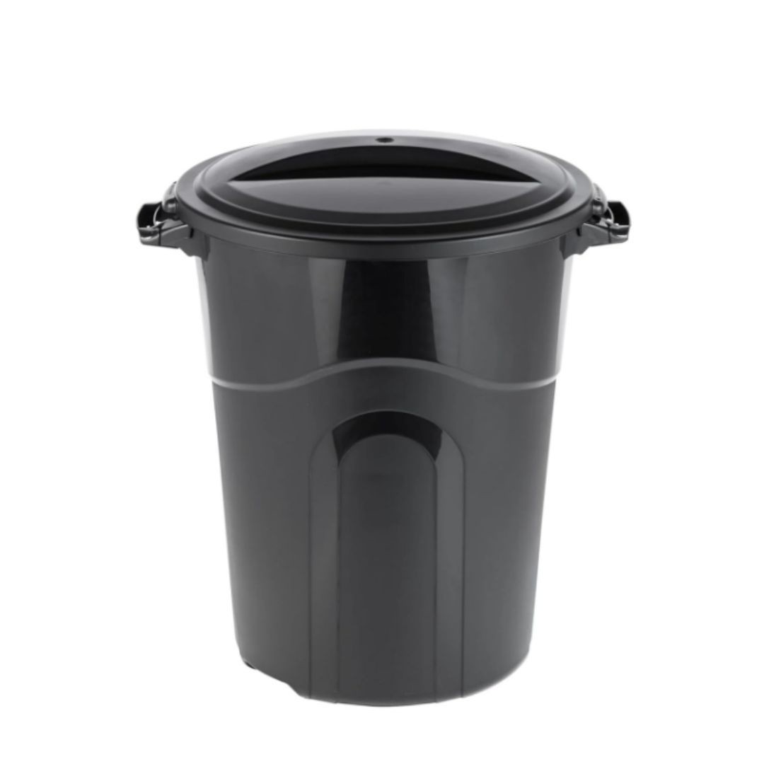 Hyper Tough 32 Gallon Heavy Duty Injection Molded Trash Can with Click Lock Lid gallery