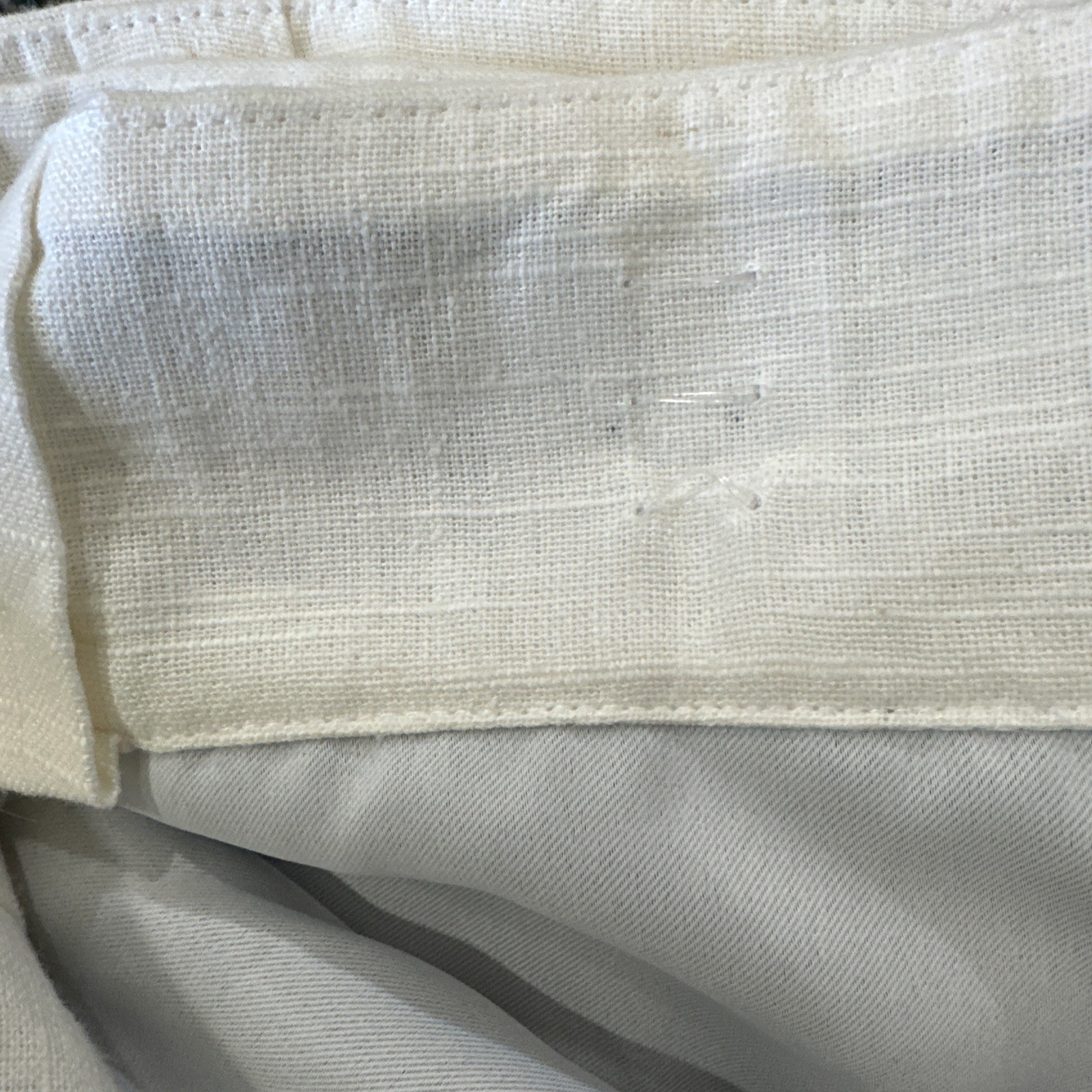 Pottery Barn EMERY Drape 100x108" IVORY blackout lining 2 panels gallery