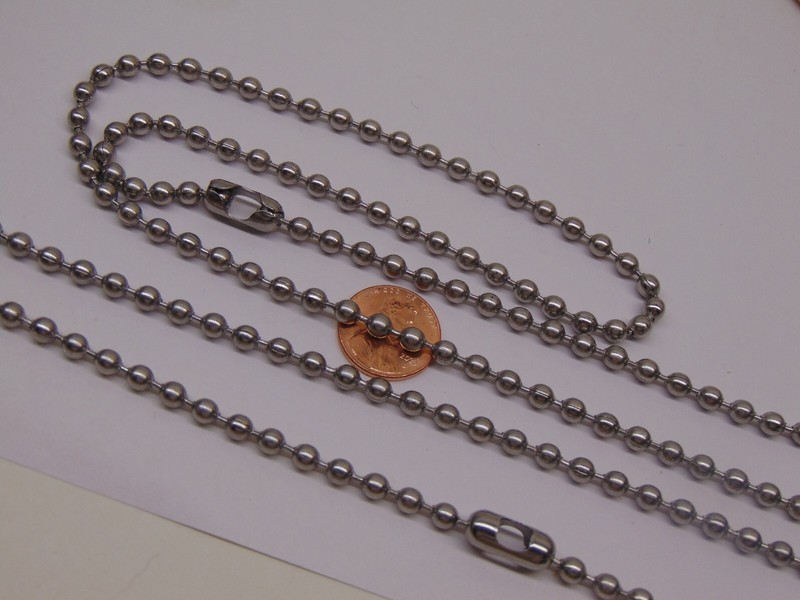 Roller Shade replacement chain 4.5mm Stainless Steel Ball Bead #10 + connectors gallery