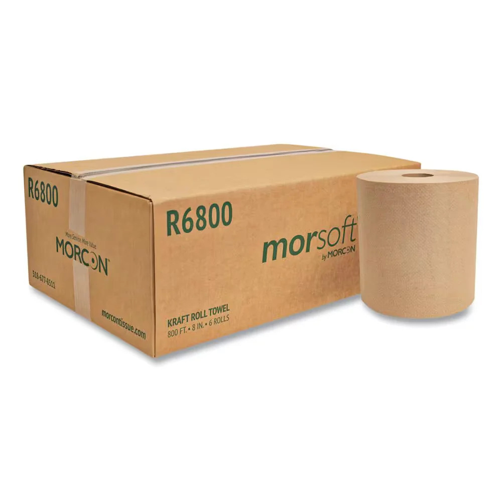 8 In. X 800 Ft. Brown Universal Roll Towels (6-Rolls/Carton) gallery